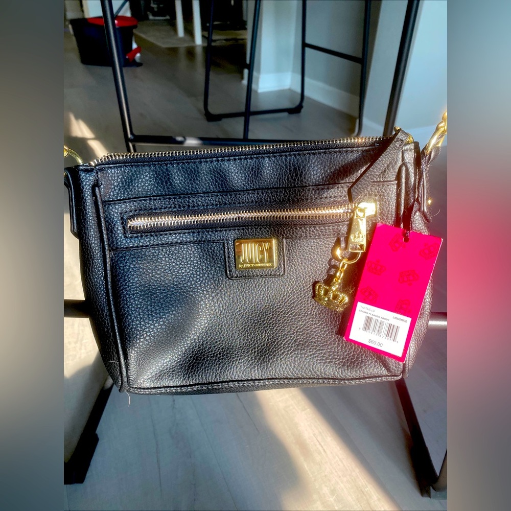 Juicy By Juicy Couture Crowd Pleaser Crossbody Bag  COLOR Liquorice New With Tag